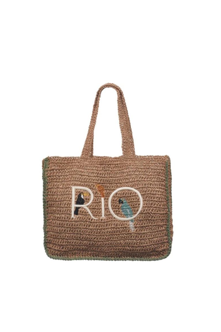 bolsa totebag fem. me leva farm coisa nossa m 78325419m NATURAL BEGE-VERDE