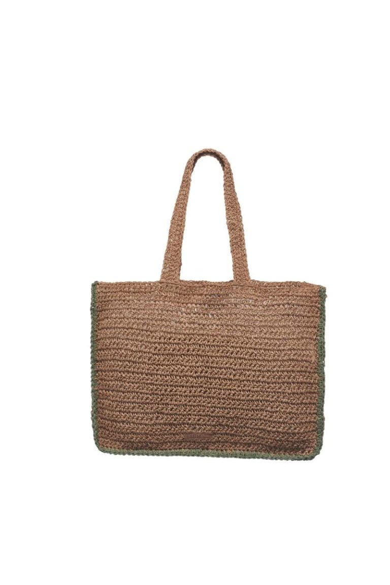 bolsa totebag fem. me leva farm coisa nossa m 78325419m NATURAL BEGE-VERDE