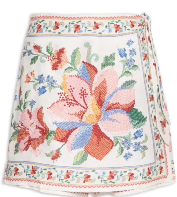 shorts saia farm brisa serena 351138 OFF WHITE-AZUL-VERMELHO