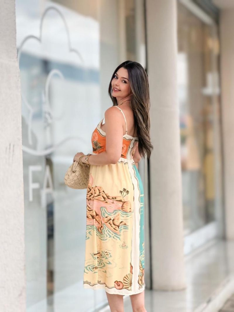 vestido midi farm souvenir litoral 350562 Souvenir Litoral