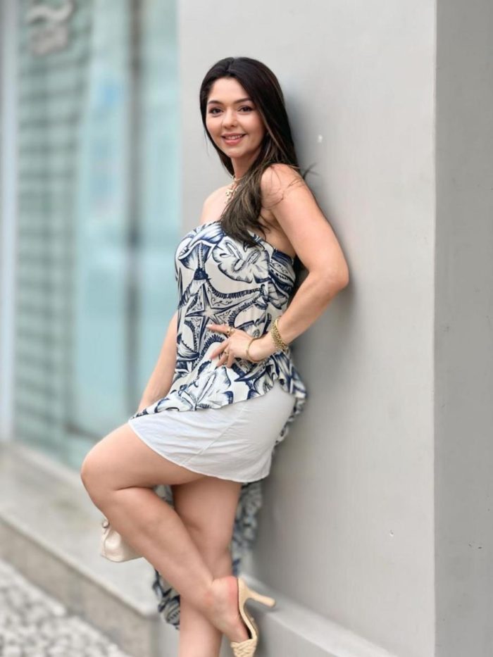 tunica farm desejo de mar 351016 OFF WHITE-AZUL